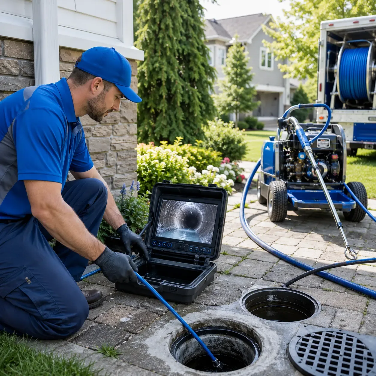 Outdoor drain cleaning professionals serving Lowell, MI
