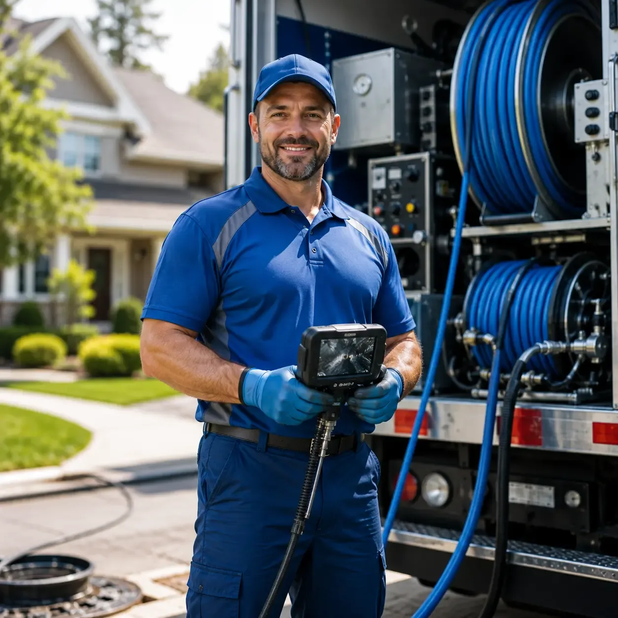 Local outdoor drain cleaning specialists in Lowell, MI